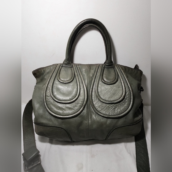 Liebskind Distressed Leather Satchel with Removable Shoulder Strap - Picture 9 of 14